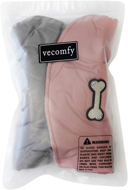 Reversible Dog Coats for Small Dogs Waterproof Warm Dog Jacket for Cold Winter,Pink and Grey M